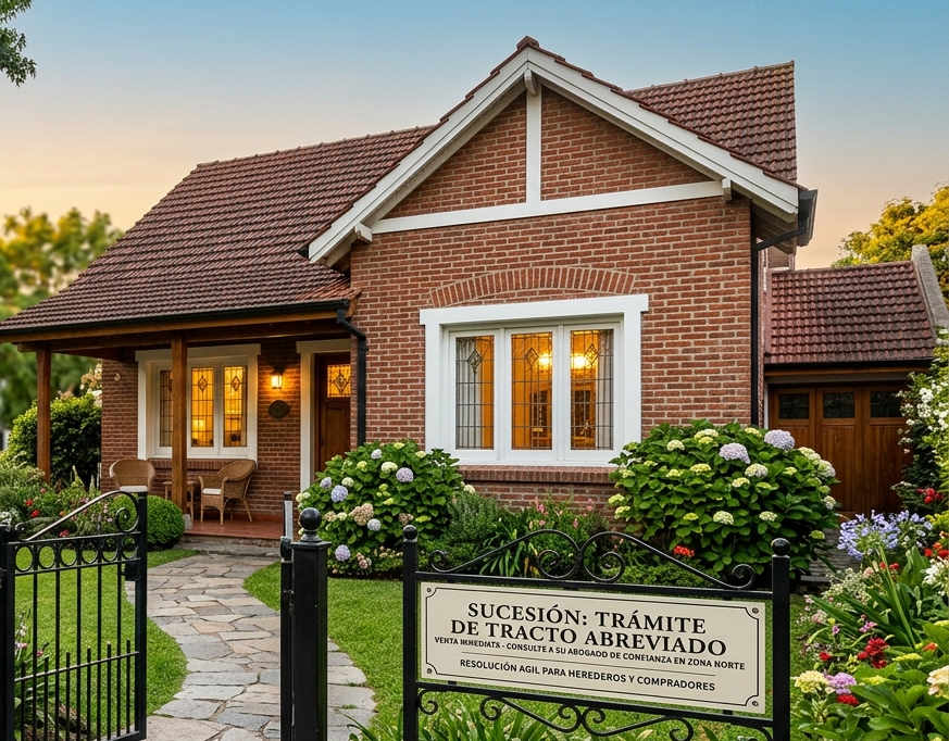 Venta de casa en sucesion San Isidro - Tracto Abreviado PBA