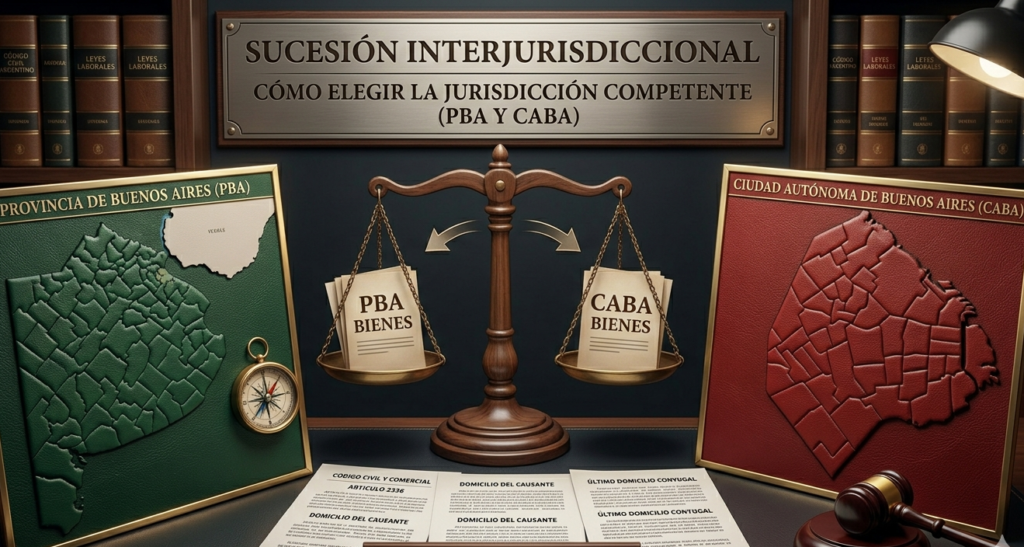 en donde debo iniciar una sucesion, en pba o en caba